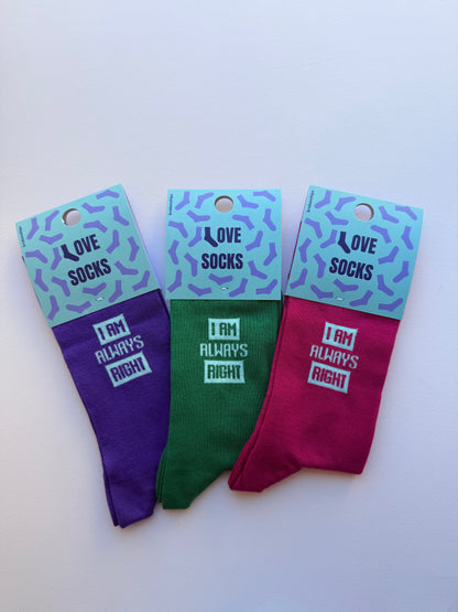 LOVE SOCKS (pair)